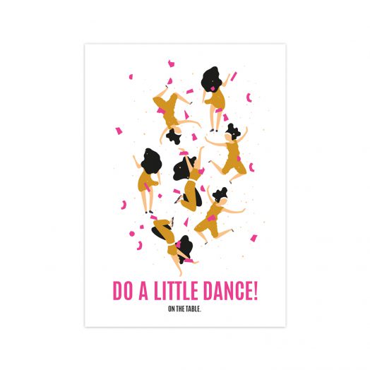 Postcard Do a little dance | Studio Stationery