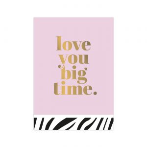 Postcard Love You big Time | Studio Stationery