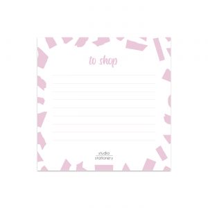 Mini To Shop Pink Confetti | Studio Stationery