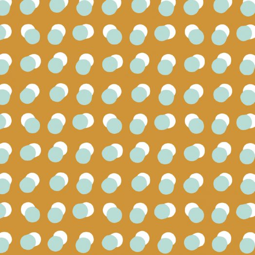 Wrapping Dots oker/mint | Studio Stationery