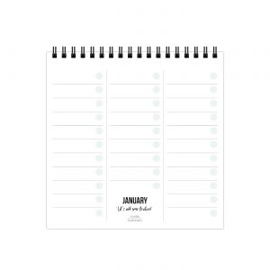 Monthly plan Bureaukalender | Studio Stationery