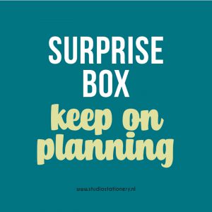 Surprise box Keep on Planning | Studio Stationery