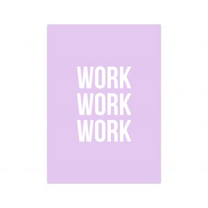 Postcard Work Work Work | Studio Stationery