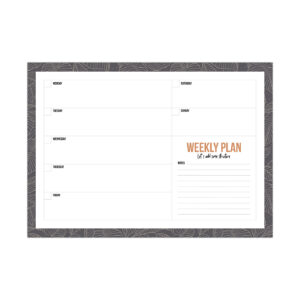 A4 Noteblock Weekly planner | Studio Stationery