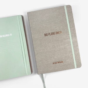 Hardcover notebook Big Plans Only | Studio Stationery