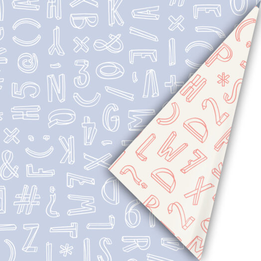 Cadeaupapier Typo Graphic | ConceptWrapping