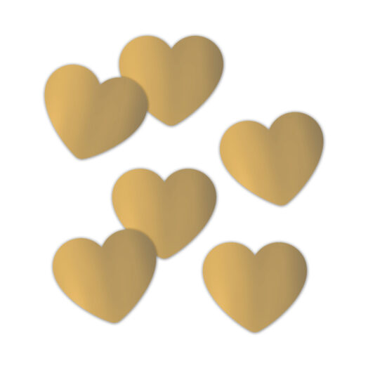 Cadeaustickers golden hearts | ConceptWrapping