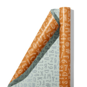 Gift wrapping paper Typo Graphic | ConceptWrapping