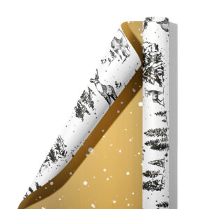 Gift wrapping paper Reindeer Forest | ConceptWrapping