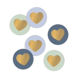 Cadeaustickers Lovely Hearts party | ConceptWrapping