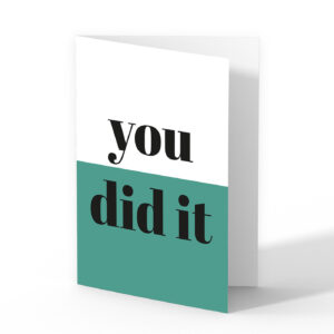 Greeting card You did it | Studio Stationery